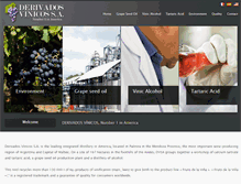 Tablet Screenshot of derivados-vinicos.com